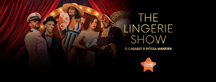 Braga: The Lingerie Restaurant Cabaret Show with Dinner - The Lingerie Restaurant Braga setup: dinner with a built-in stage view