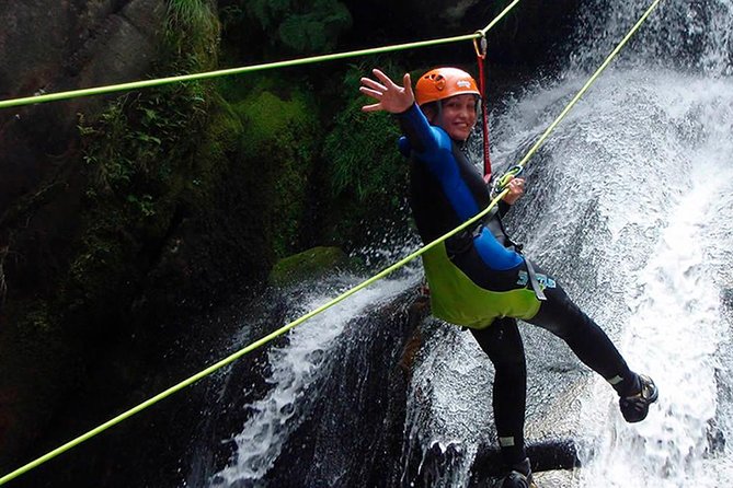 Canyonig Geres National Park, from Porto - Ziplining, Rappelling, and Rope Work, the Safety-First Way
