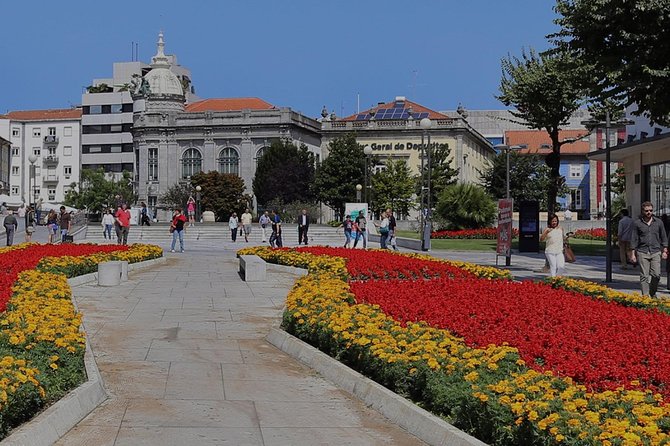 Cultural Route - Braga & Guimarães - from Porto - Montanha and Parque da Penha: granite rocks and a shrine at the top