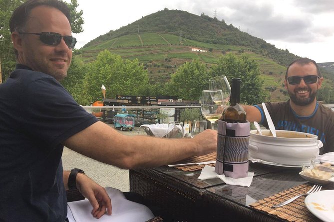 Day Trip Through the Enchanting Douro Valley #DuckSideOfPorto - Stop 1: Douro River coffee and farmer’s Port wine, the local-style breather