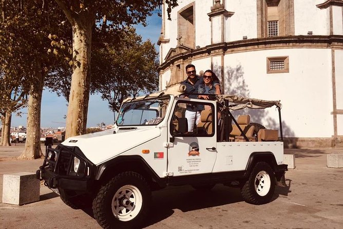 Discover the essence of the classic port UMM military jeep - Miradouro Serra do Pilar, Port Wine Tasting With a View