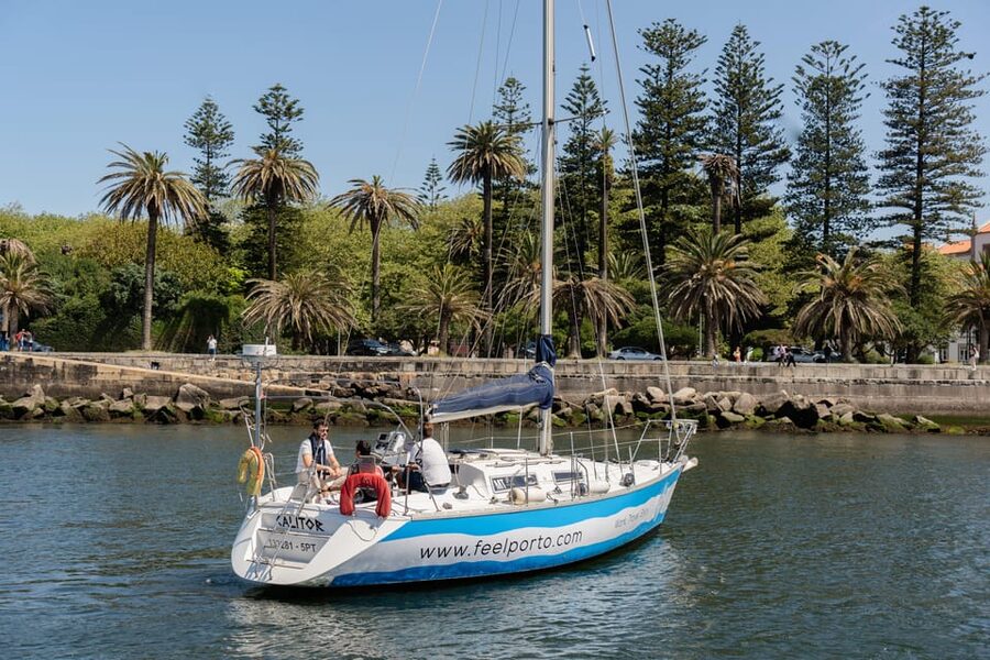 Douro River Cruise with Cheese & Tonic Porto in a Sailboat - Alfândega, Porto and the Gaia side: opposite worlds across the water