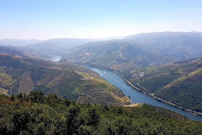 Douro Valley: private tour with lunch and wine estate all inclusive - Cais do Pinhão rabelo boat: seeing terraced vineyards from the river