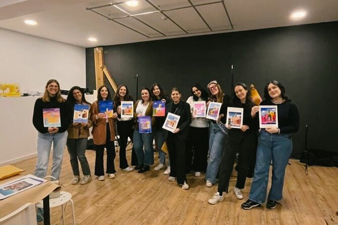 Downtown Porto Acrylic Painting Workshop for Groups or Individual - Key highlights