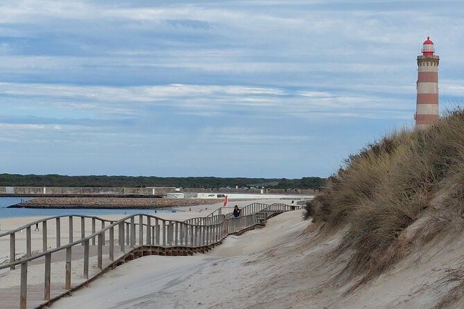 From Aveiro: Costa Nova, Barra, Vista Alegre - Half-Day Trip - Stop 2: Praia da Barra’s sea opening and the lighthouse views