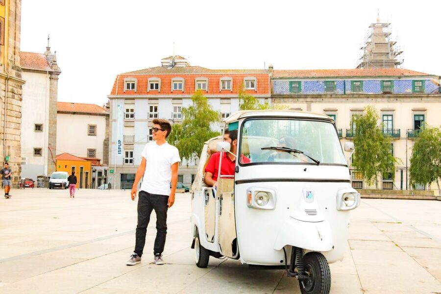 From Leixões: Private Porto Historic Center Tuk Tuk Tour - From Leixões Port in Matosinhos, You Start With Sea-Air Energy