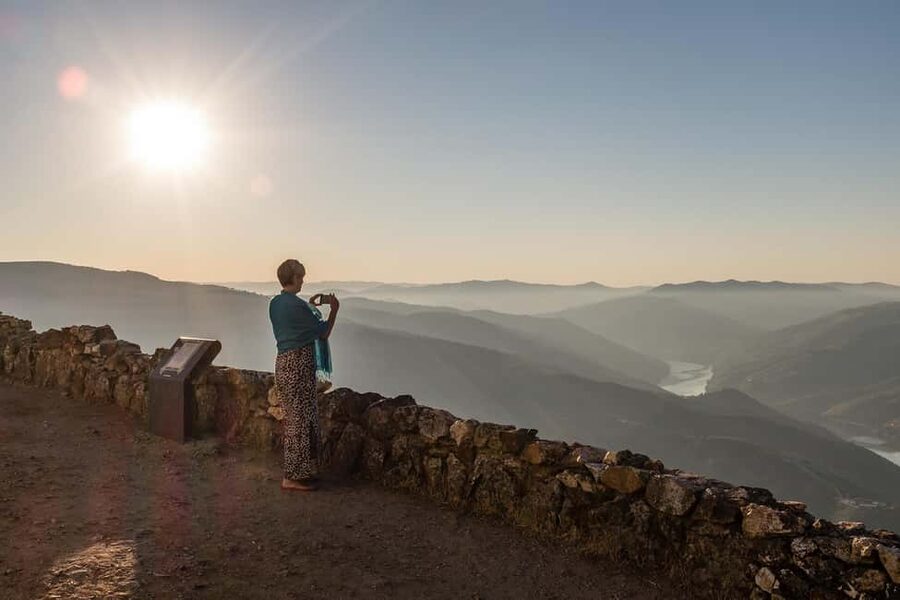 From Porto: Wine Tasting with Lunch at a Quinta, Cruise, and Train Ride - São Leonardo da Galafura viewpoint: where the Douro picture makes sense