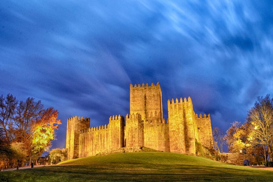 Guimaraes Local Tours ; Visit the Castle , Palace and City - Hotel pickup from Guimarães or Braga, then straight to the sights