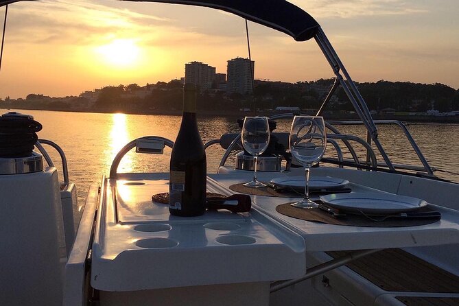 Port : Sail, Sip & Savor : Douro Boat Tour With Wine Tasting - Ribeira and Dom Luis I Bridge, the Porto skyline from the water