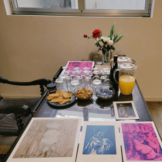 Porto: Acrylic Painting Workshop for Groups - Antero Quental - What You Get Included: Materials, Drinks, and Final Art