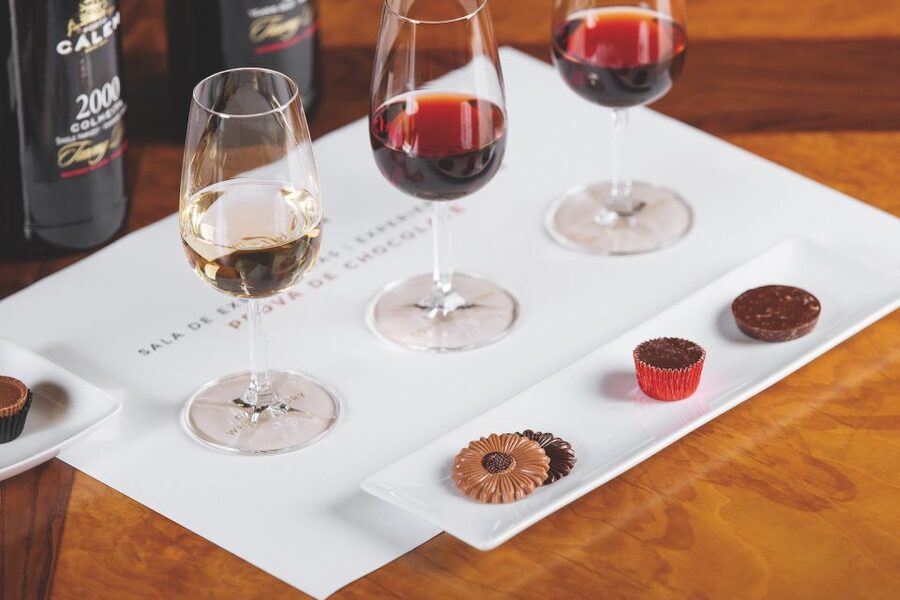 Porto: Cálem Cellar with Chocolate, Cheese, and Wine Tasting - The Tasting Flight: Late Bottle Vintage, Vintage, and 20 Years Old Tawny