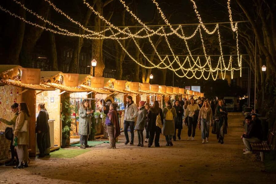 Porto: Christmas Lights Flexible Walking Tour - Cordoaria Christmas Market near Clérigos: snack stop with real atmosphere
