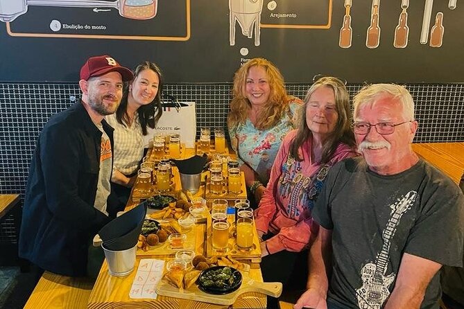 Porto: Craft Beer Tasting Tour with Local Snacks - Stop 2: Taproom time with 2 national beers and grilled chouriço