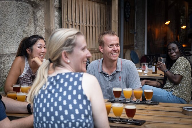 Porto Craft Beer Tour: 7 Beers + 3 Food Pairings in a Small Group - Stop 3 at A Fábrica da Picaria, Home-Brewed Beer and a Francesinha Moment