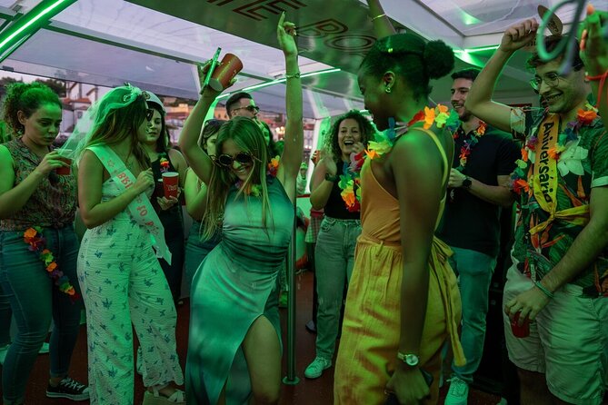 Porto: Douro River Party Boat with Sunset Option and 6 Bridges - Drinks, DJ energy, and the standing-room reality
