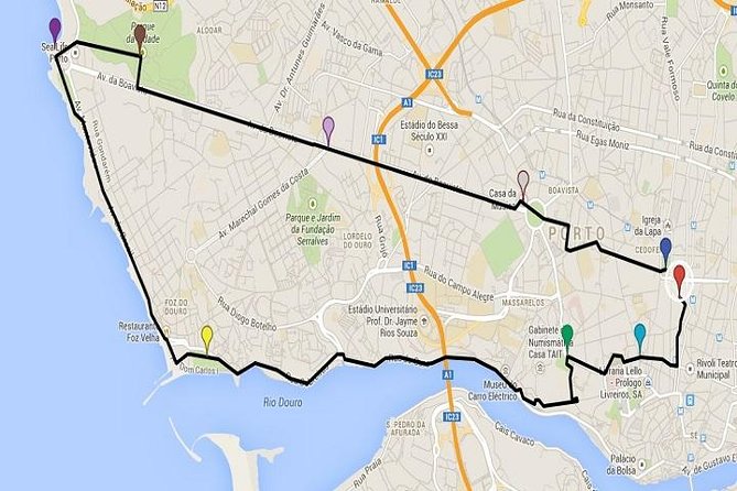Porto Downtown and Sightseeing Bike Tour - The route’s big idea: downtown flow, river views, then ocean air