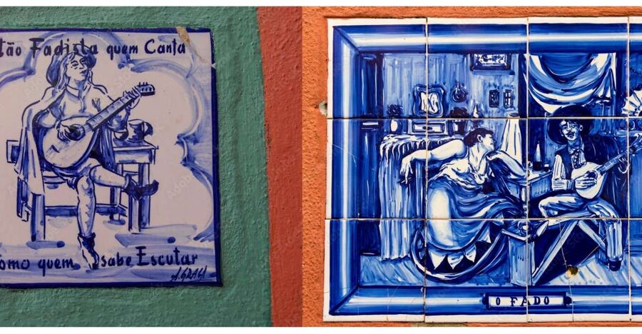 Porto Fado Night Show + Dinner - Dinner at a restaurant with Porto lights in the background