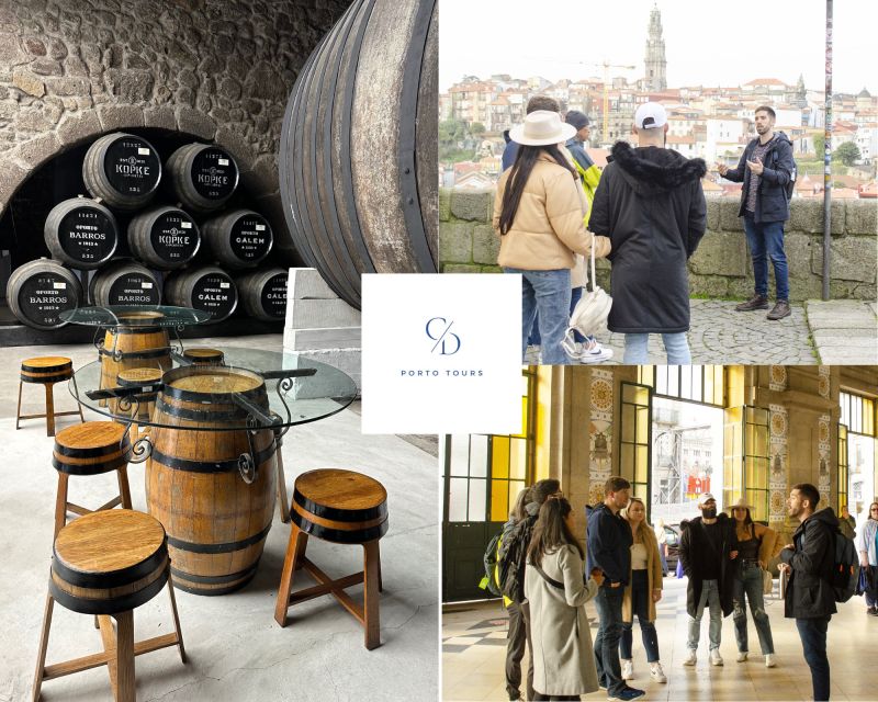 Porto: Guided City Walking Tour & Port Wine Cellar - A 3-hour Porto combo that links streets to cellars
