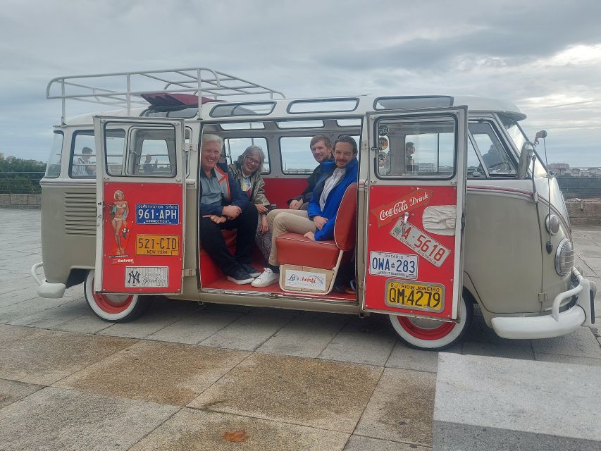 Porto: Historic Center and Surroundings Tour by VW Kombi - Vila Nova de Gaia and the Wine Cellars View From the Riverfront