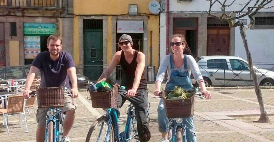 Porto Sunset Bike Tour - The Douro to the bridge run: landmarks you can actually connect