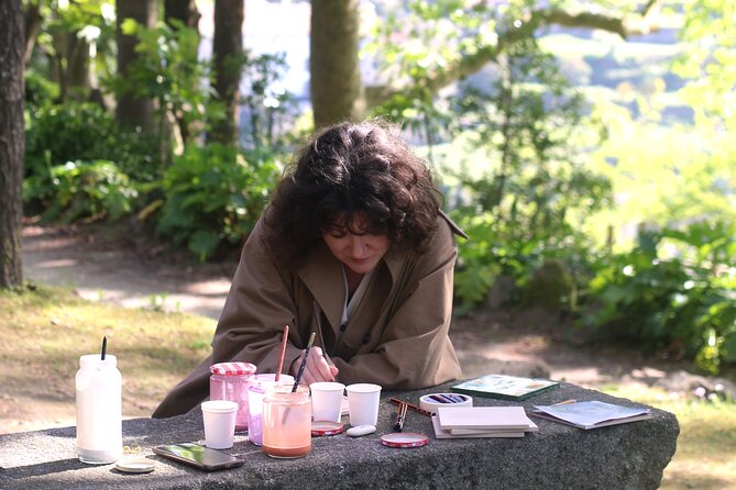 Porto Tile Painting Workshop in artist studio - Making it your own, without needing to be an artist