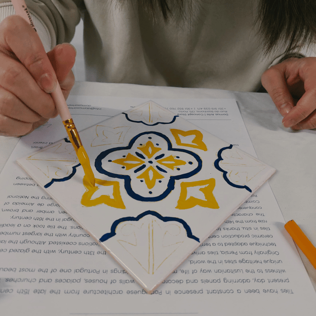 Porto: Tile-Painting Workshop with Porto Wine - Bainharia - Choose a Traditional Replica, or Invent Your Own Design