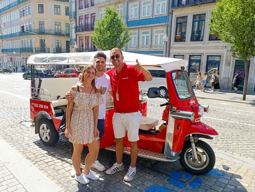 Porto: Tuk Tuk Sunset Tour with Glass of Port Wine - Port wine toast to end, plus the included walking tour next day