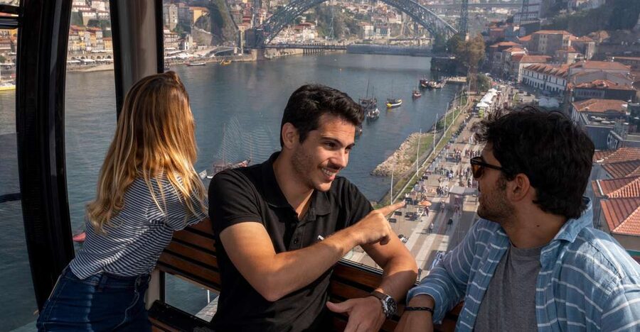 Porto: Walking Tour, Lello Bookshop, Boat and Cable Car - Dom Luís I area and the cable car views: Porto from above