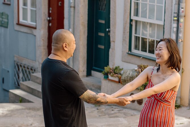 Private Photography Session for Couples in Charming Porto City - The Walking Portion Through Porto’s Quieter Streets