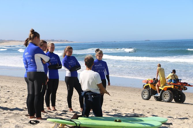 Surf Lessons in Porto with transfer at Porto Surf School - Meeting at Humberto Delgado and the Ride to the Beach