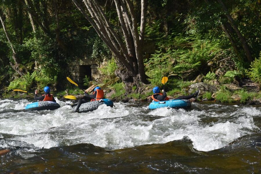 Tubing-Rafting at Paiva River - 2 hours on the Paiva River: tubing buoys, guided rapids, and water jumps