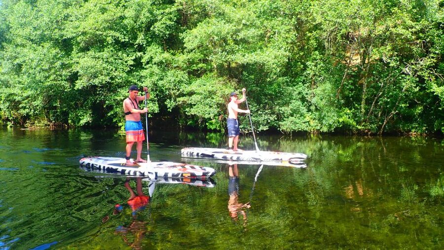 Viana do Castelo: Vez River SUP with Transfer Options - From check-in at Piscinas Municipais de Arcos de Valdevez to the river stretch